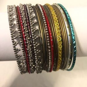 Large size bangle bracelets